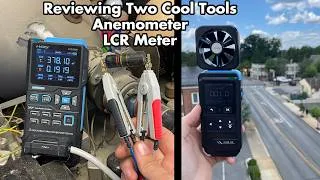Thumbnail: Tool Review: FNIRSI Anemometer good for HVAC work, and LCR Capacitor tester for electronics repair!