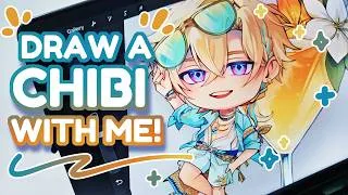 Thumbnail: DRAW A CHIBI WITH ME! | Aventurine🎲