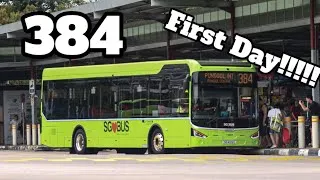 Thumbnail: FTBIC’s First Day Debut on Go Ahead Sg service 384 (SG4012C on Service 384)