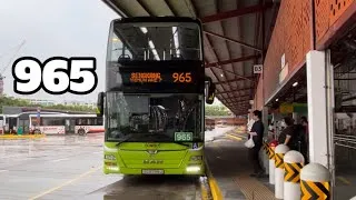 Thumbnail: (TTS) MAN A95 ND323F (Batch 2) (SG5799J) on Service 965 (THRASHING through the RAIN)☔️🔥🔥🔥