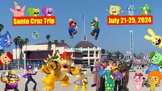 Thumbnail: Santa Cruz Trip July 21-25, 2024: Beach & Boardwalk (800 Subscriber Special)