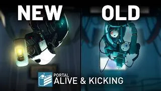 Thumbnail: New VS Old GLaDOS Fight - Comparison | Portal: Alive and Kicking