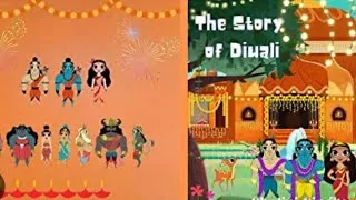 Thumbnail: Diwali story | Why we celebrate Diwali |how to celebrate Diwali |lord ram story|  Diwali kid’sstory