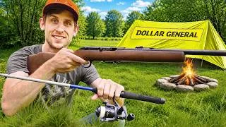 Thumbnail: $100 DG Hunting and Fishing Survival Challenge!