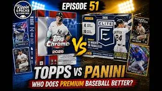 Thumbnail: Topps Chrome vs. Panini Elite! Who Wins the Premium Baseball Showdown?