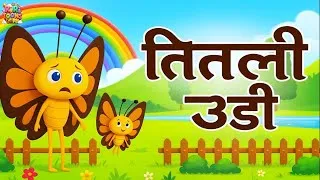 Thumbnail: Titli Udi Bus Me Chadhi | तितली उड़ी बस में चढ़ी | Hindi Nursery Rhyme #riritoons