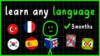 Thumbnail: Everyone Learns Languages Wrong (Here's What Works)