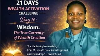 Thumbnail: Day 16 | Wisdom: The True Currency of Wealth Creation 💡✨