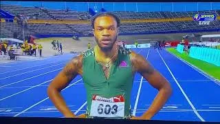 Thumbnail: Andre Hudson upsets Yohan Blake I’m 200m finals | Jamaica National Athletics Championships 2022