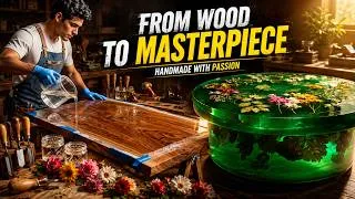 Thumbnail: Turning Wood & Flowers Into a Beautiful Resin Table
