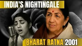 Thumbnail: Lata Mangeshkar Bhārat Ratna 2001 | The Nightingale’s Grit & Legacy