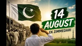 Thumbnail: 14 August: Azadi Sirf Ek Din Nahi, Ek Zimmedari Hai 🇵🇰 | Happy Independence Day | Pakistan Zinda Bad