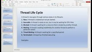 Thumbnail: Introduction to Threads #threads #java #OOPS #programming #learning 