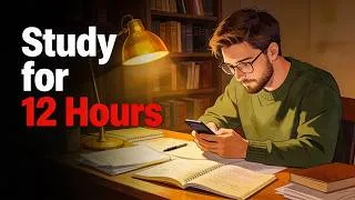 Thumbnail: Study 12 Hours a Day Without Burning Out (Do This Instead)