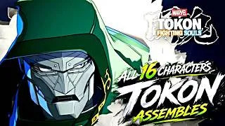 Thumbnail: MARVEL Tokon Fighting Souls - All 16 Characters Tokon Assembles [TEAM-UP ULTIMATES]