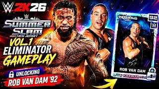 Thumbnail: WWE 2K26 - Summerslam Vol.1 Eliminator Gameplay | Unlocking Rob Van Dam '92 (PS5, 2K)