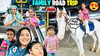 Thumbnail: Samayra Rishabh konse Road Trip pe gaye❓🚗 Family Road Trip Vlog😍 @SamayraNarulaandFamily
