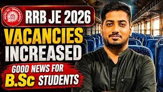 Thumbnail: RRB JE CMA Vacancy 2026 | RRB JE 2026 ZONEWISE Vacancies | RRB JE CMA Syllabus