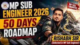Thumbnail: MP Sub Engineer Preparation Strategy | MP Sub Engineer Subjectwise Weightage #rishabhsir