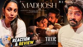 Thumbnail: Madhosh Song Reaction | Toxic (Hindi) | Rocking Star Yash, Tara S