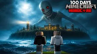 Thumbnail: 100 Days on Shutter Island in Minecraft!