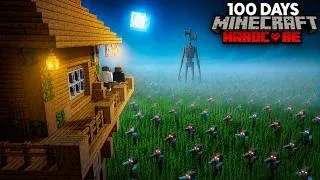 Thumbnail: 100 Days on an Abandoned Watch Tower in Minecraft!