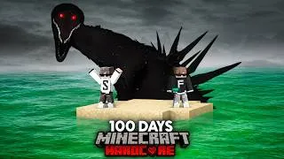 Thumbnail: 100 Days on ACIDIC Island with HORROR Mods in Minecraft Hardcore!