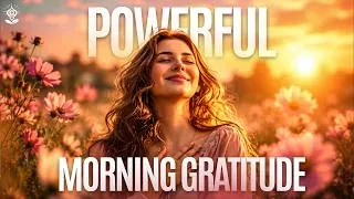 Thumbnail: Raise Your Vibration Super High Every Day! Gratitude Affirmations & Guided Meditation: Positive Mind