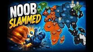Thumbnail: This NOOB UTTERLY SLAMMED Me! Classic Fixed Risk Global Domination!