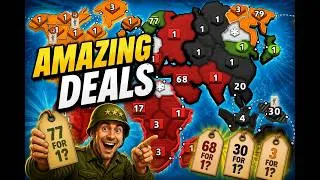 Thumbnail: Crazy DEALS Great ENDGAME! Classic Fixed Risk Global Domination!