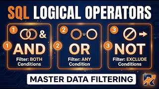 Thumbnail: SQL Logical Operators Explained: AND, OR, NOT | Database Tutorial Part 1