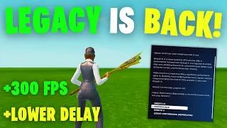 Thumbnail: How to Get LEGACY Performance Mode Back in Fortnite Chapter 7 *HUGE FPS BOOST* Hidden Method
