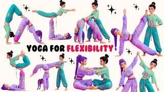 Thumbnail: Partner Yoga Fun | Simple Poses for Happy Moments ✨  Yoga