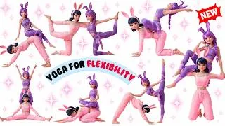 Thumbnail: 26 Easy Partner Yoga Poses for Strength & Balance ✨ | Simple Partner Yoga Routine