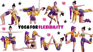 Thumbnail: Calm & Easy Partner Yoga Routine I Rumi Best Friend Yoga for Full Body Relax | Yoga ✨