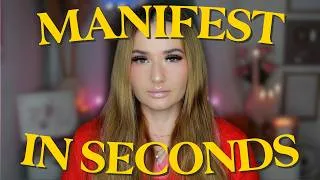 Thumbnail: this is how i manifest in SECONDS (not what you think)