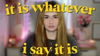 Thumbnail: it is whatever i say it is