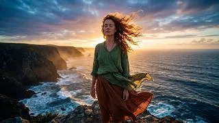 Thumbnail: 🌬️ Woman of the Ocean Wind — A Rhythm That Releases the Tension of the Day
