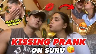 Thumbnail: Kissing Prank On boyfriend 😘 💋  || Sach mei kiss hogyi 😂 || 