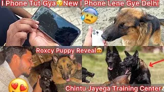 Thumbnail: Roxcy Or Jacky Puppy Reveal🐶Eyes Open Hogye😍Chintu Ko Training Center Bhjna Hoga🐶New Iphone Lene Gye