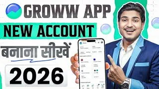 Thumbnail: Groww App Account Kaise Banaye | How To Open Groww Demat Account | Groww Account Opening