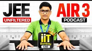 Thumbnail: Hindi Medium Student Scored 319/360 in JEE Advanced 😱 | AIR 3 Jatin Chahar