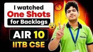 Thumbnail: The ONLY Strategy You Need to Get IIT Bombay CSE (ft. AIR 10 Darsh Sikka)