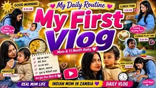 Thumbnail: My first vlog after new Mom ❤️ | Indian Mom in Zambia 🇿🇲 #vlog @RituRahulofficial 