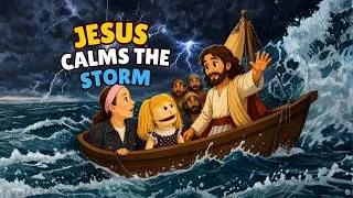 Thumbnail: Bre tells Katie about Jesus Calming The Storm
