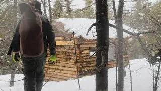 Thumbnail: ​Silent Spring Snow: Solo Overnight in a Remote Cabin