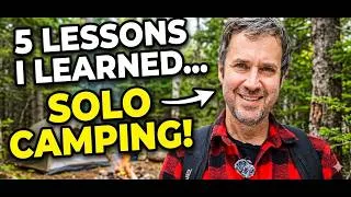 Thumbnail: The Reality of Solo Camping: 5 Lessons I Learned the Hard Way