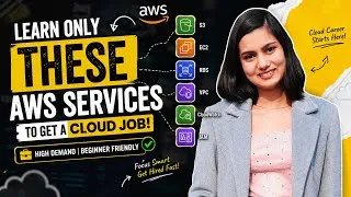 Thumbnail: 🚀 What AWS Services to Learn to Get a Cloud Job? Obviously not 200 Services ❌