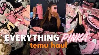 Thumbnail: Pink & Hello Kitty TEMU Finds! $300 Haul 💕 | Riya Royale