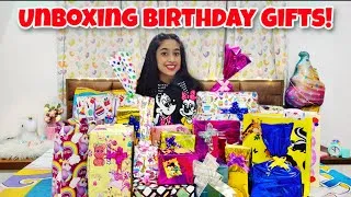 Thumbnail: Unboxing Birthday Gifts!!!🎁🥳💕 | Riya's Amazing World